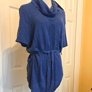 NWT BIANCA Stone Blue Top Sz 10, Originally At $205